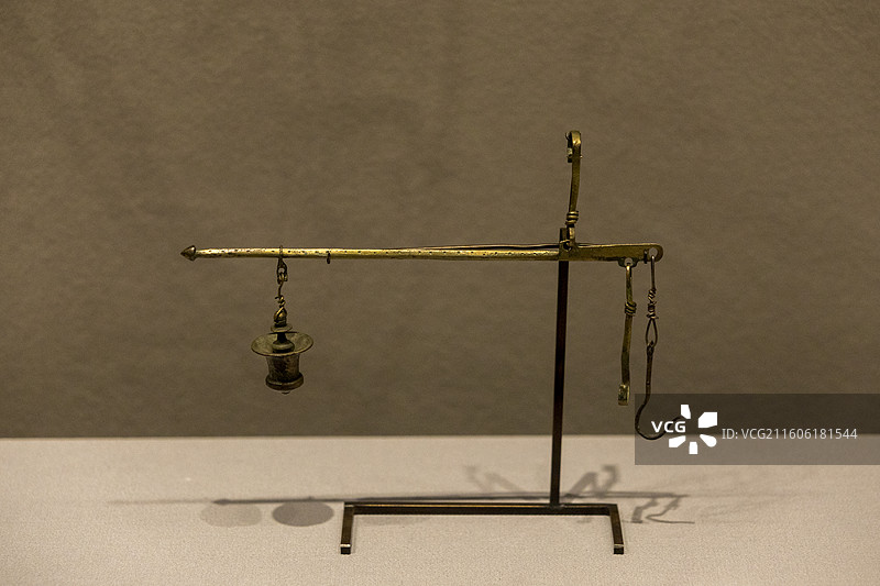 河南博物院，卢森堡特展，公元1~3世纪，天平图片素材