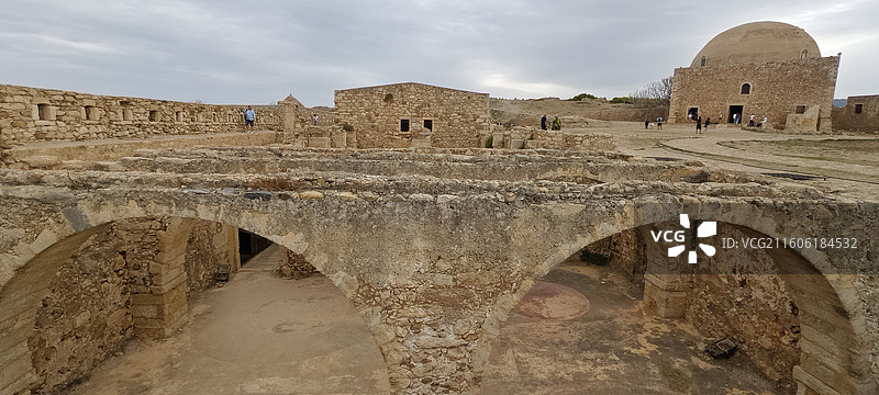 希腊克里特岛～雷西姆农城堡图片素材
