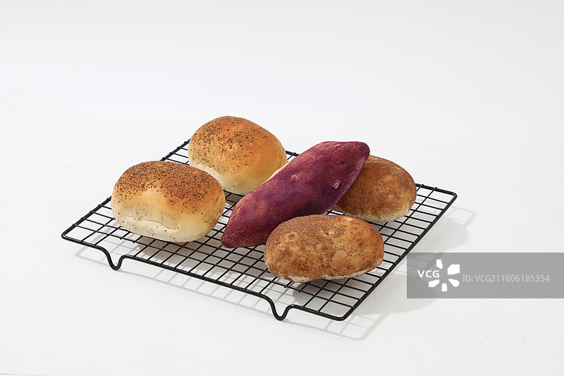 土豆红薯5粒面包图片素材