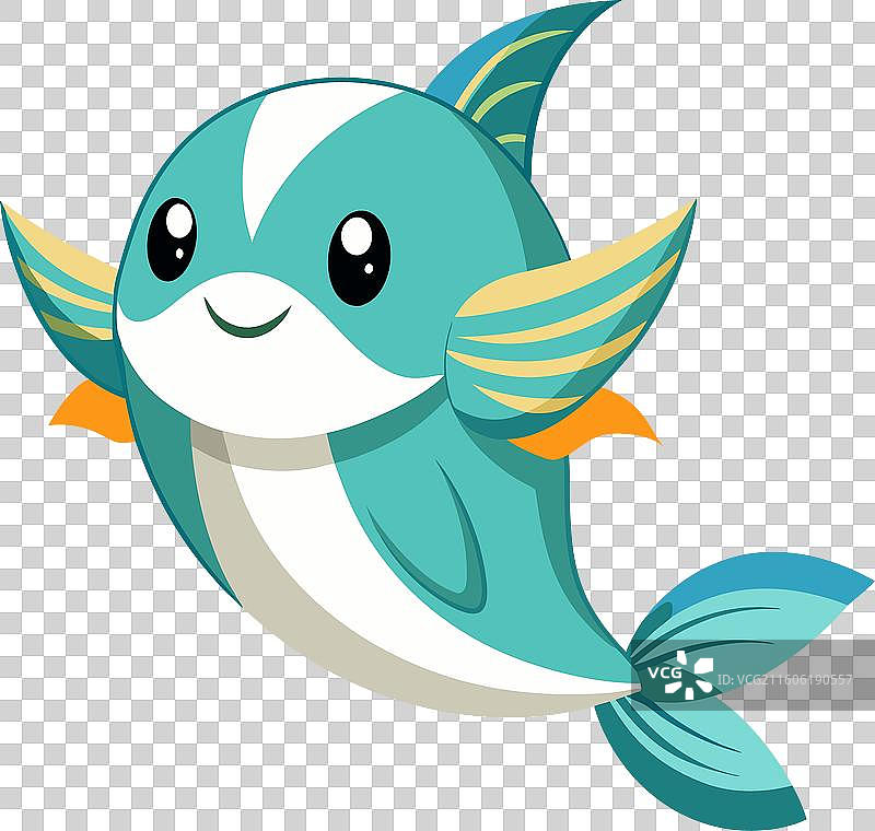 可爱的鹰鳐鱼在睡觉图片素材