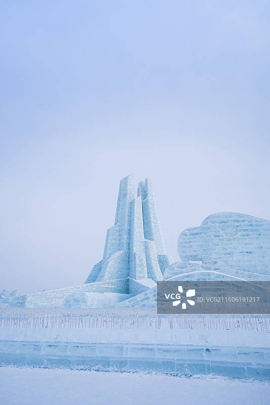 黑龙江哈尔滨冰雪大世界图片素材