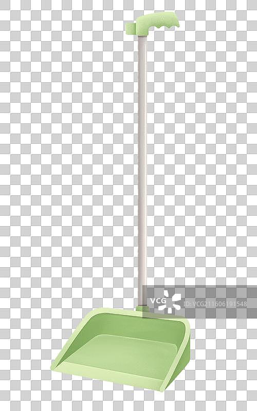 绿色簸箕清洁工具图片素材