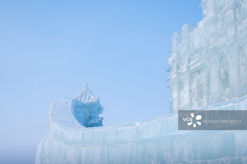 黑龙江哈尔滨冰雪大世界图片素材