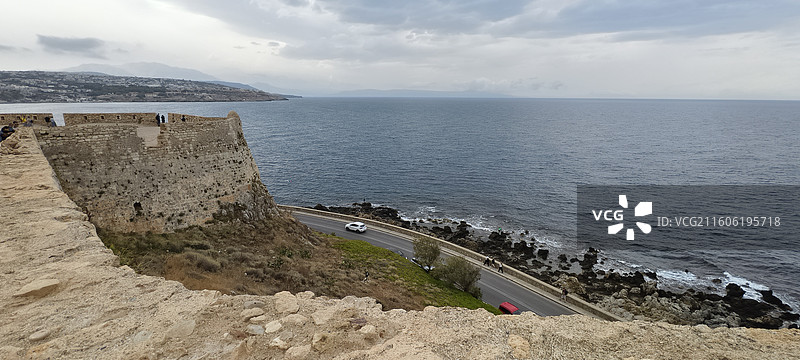 希腊克里特岛～雷西姆农城堡图片素材