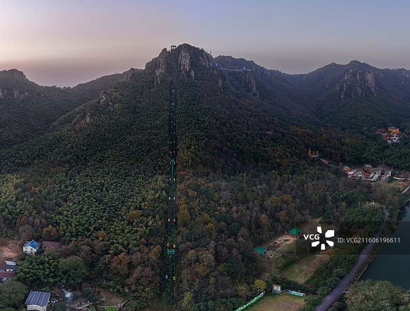 航拍安徽省芜湖市繁昌区马仁奇峰风光图片素材