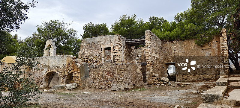 希腊克里特岛～雷西姆农城堡图片素材