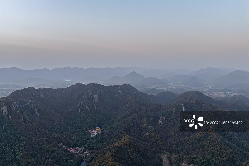 航拍安徽省芜湖市繁昌区马仁奇峰风光图片素材