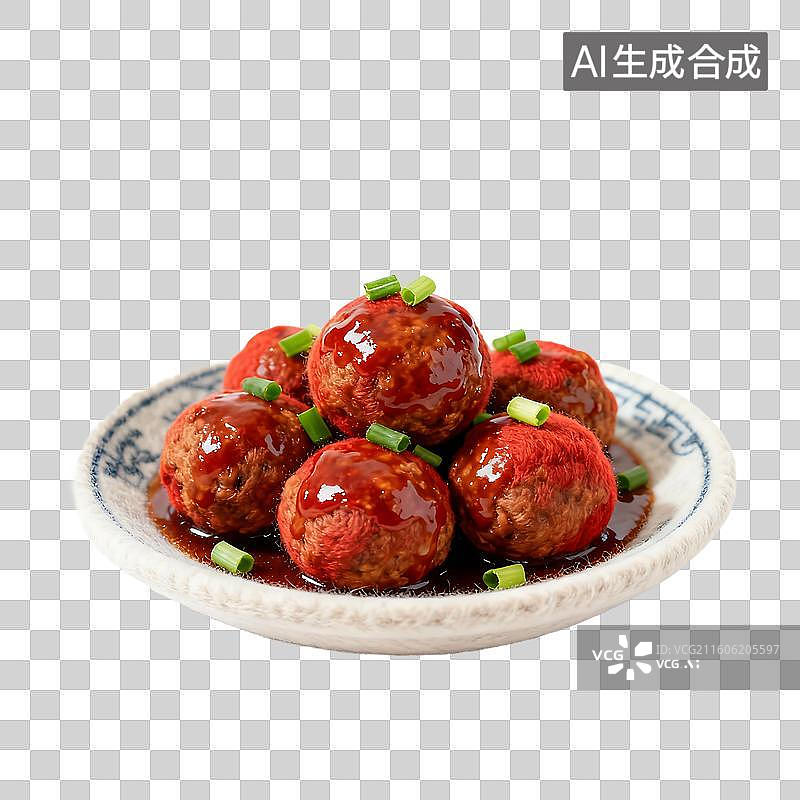 【AI数字艺术】可爱温馨毛毡风格年夜饭美食元素图片素材
