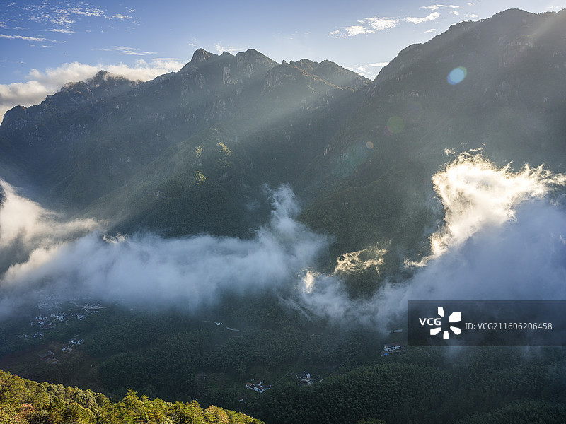 安徽池州九华山风光（可供高清大图）图片素材