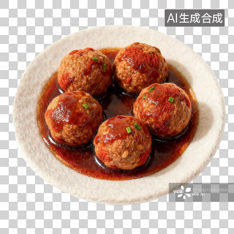 【AI数字艺术】可爱温馨毛毡风格年夜饭美食元素图片素材