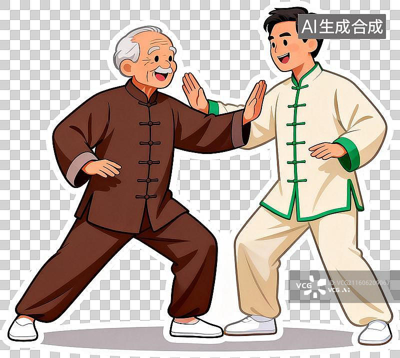 【AI数字艺术】扁平卡通插画人物父亲节爸爸和孩子开心的玩耍快乐亲子时光插画元素免抠图形图片素材