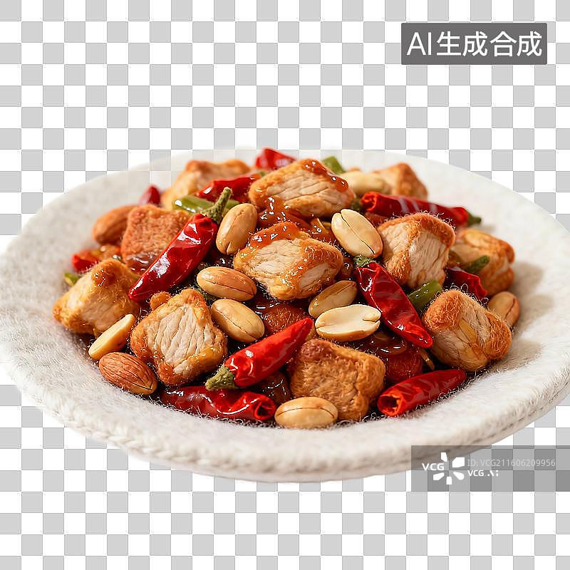 【AI数字艺术】可爱温馨毛毡风格年夜饭美食元素图片素材