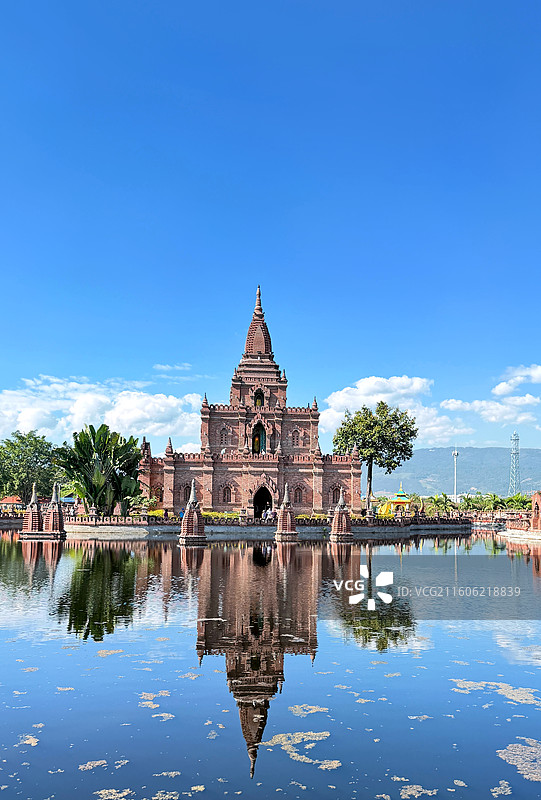 一寨两国一隅图片素材