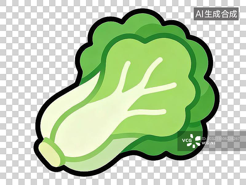 【AI数字艺术】免扣蔬菜大白菜生菜元素图片素材
