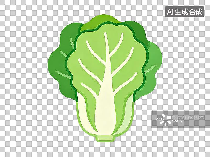 【AI数字艺术】免扣蔬菜大白菜生菜元素图片素材