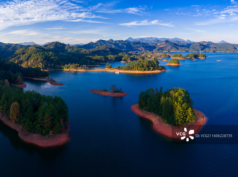 世界地质公园福建泰宁金湖景区风光图片素材