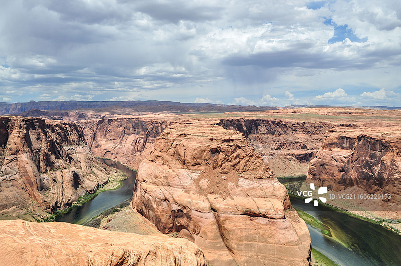 美国亚利桑那-科罗拉多河-马蹄湾图片素材