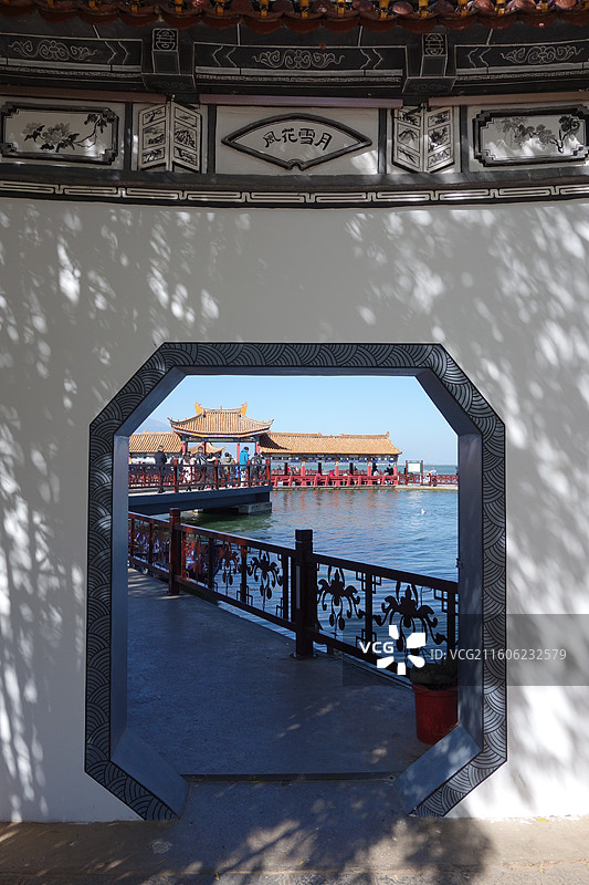 云南省大理州大理市大理洱海公园图片素材