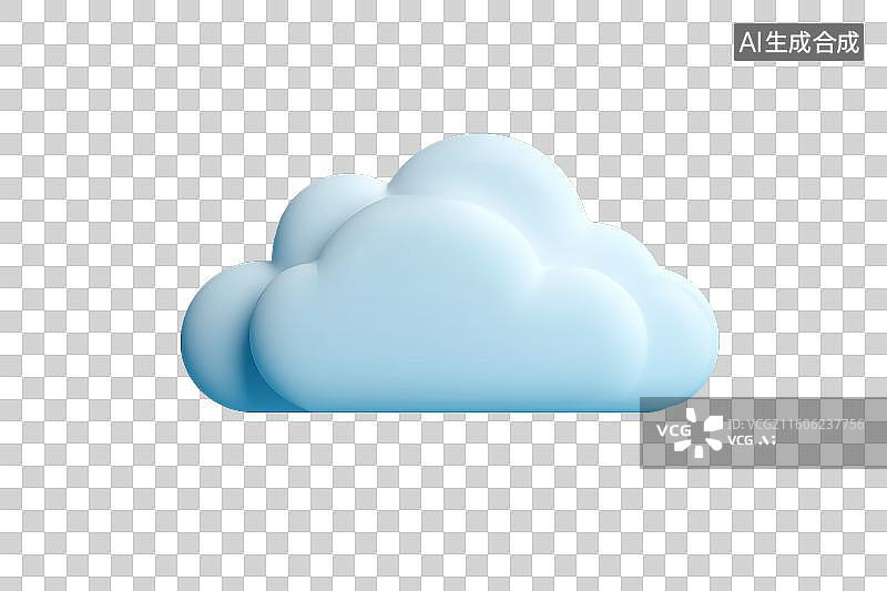【AI数字艺术】免扣元素云团图标图片素材