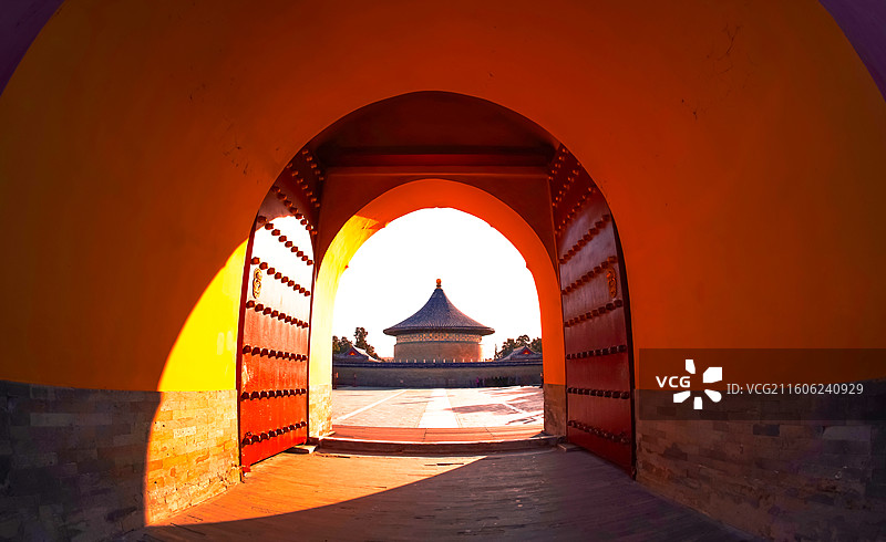 天坛成贞门图片素材