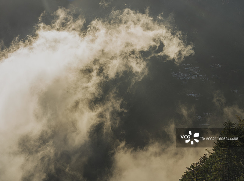安徽池州九华山风光（可供高清大图）图片素材