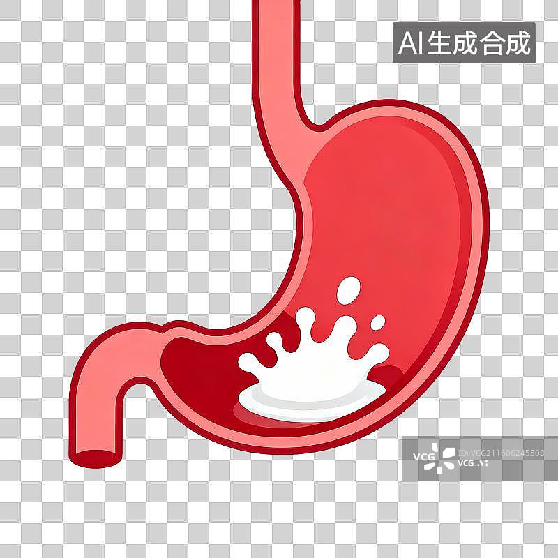 【AI数字艺术】胃里分泌物质图片素材