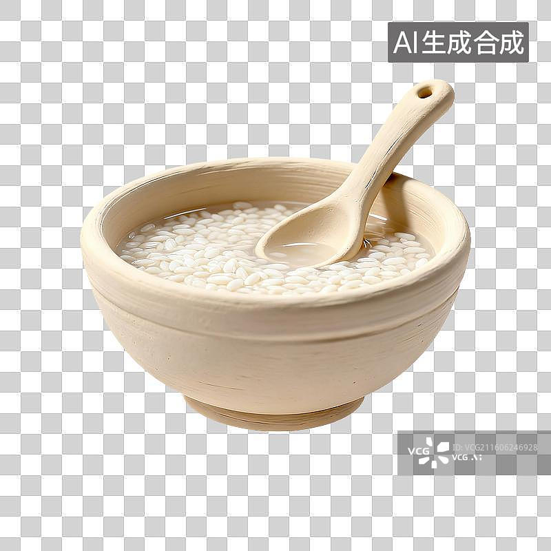 【AI数字艺术】一碗糯米酒图片素材