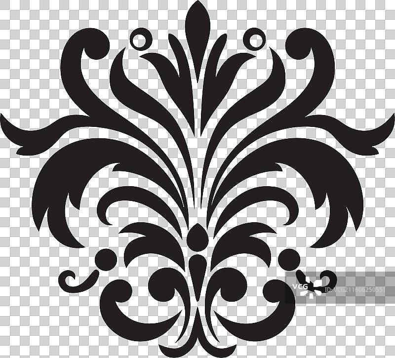 优雅的装饰图标，细节丰富图片素材