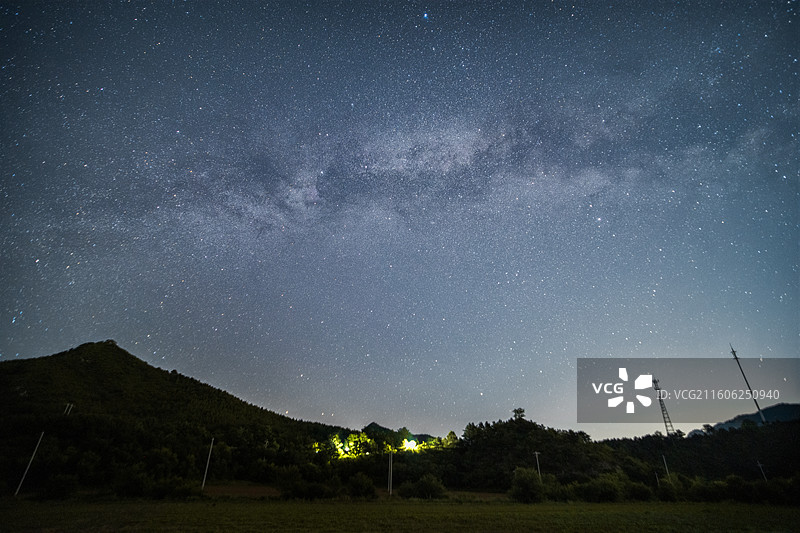 北京延庆银河星空图片素材