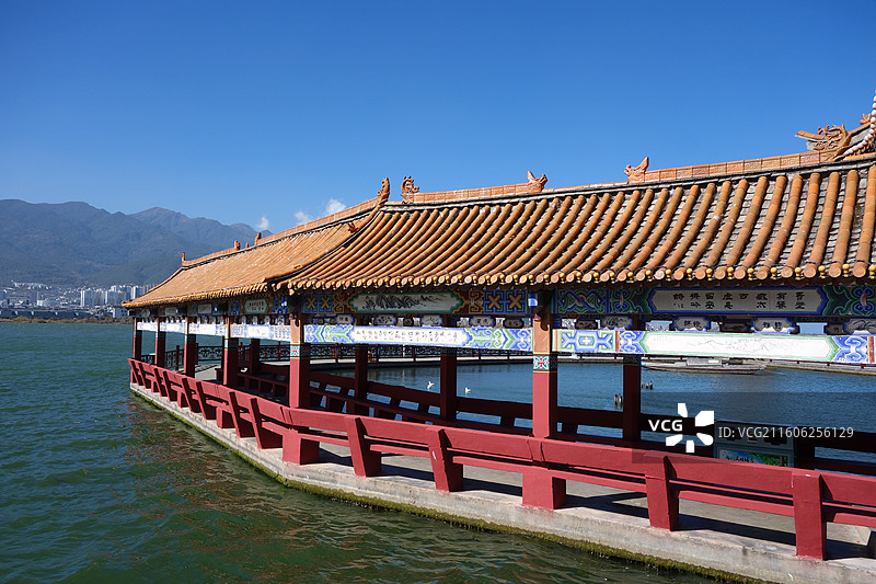 云南省大理州大理市大理洱海公园图片素材