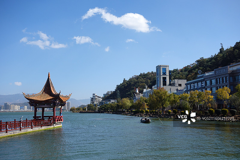 云南省大理州大理市大理洱海公园图片素材