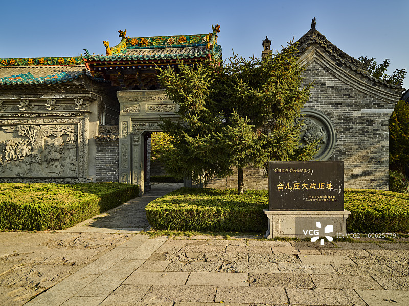 山东省枣庄市台儿庄古城台儿庄大战遗址公园摄影图片图片素材