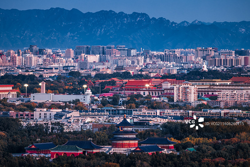 城市风光与城市天际线图片素材