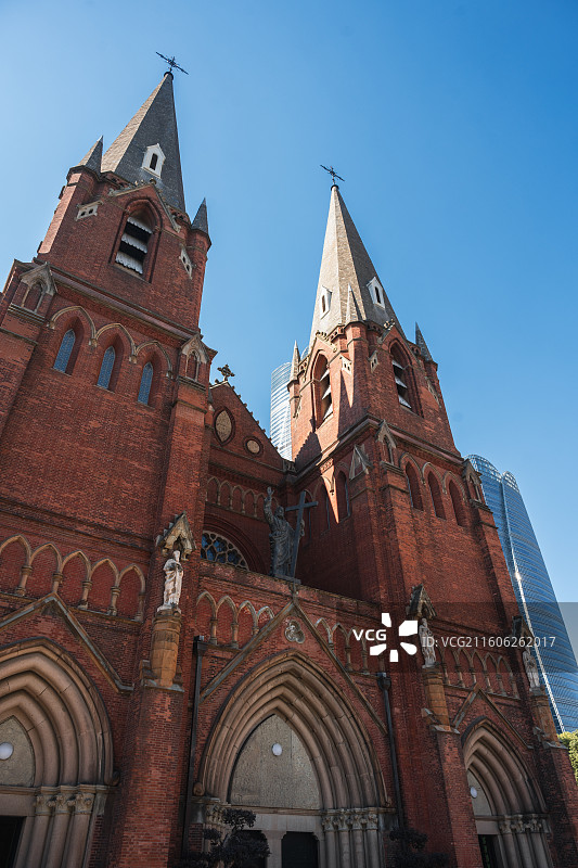 上海徐家汇天主堂图片素材