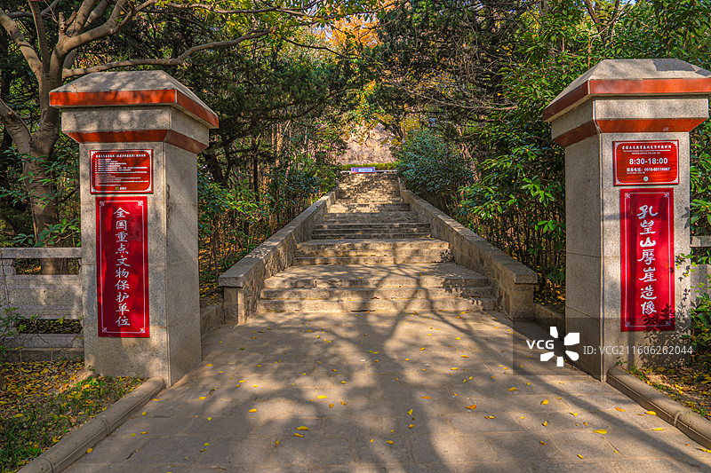 连云港旅游 孔望山 摩崖造像 全国重点文物图片素材