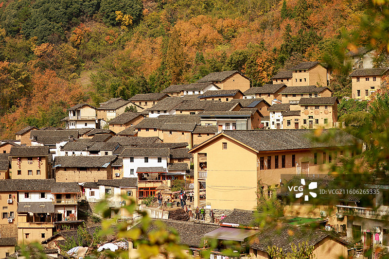 阳产土楼图片素材