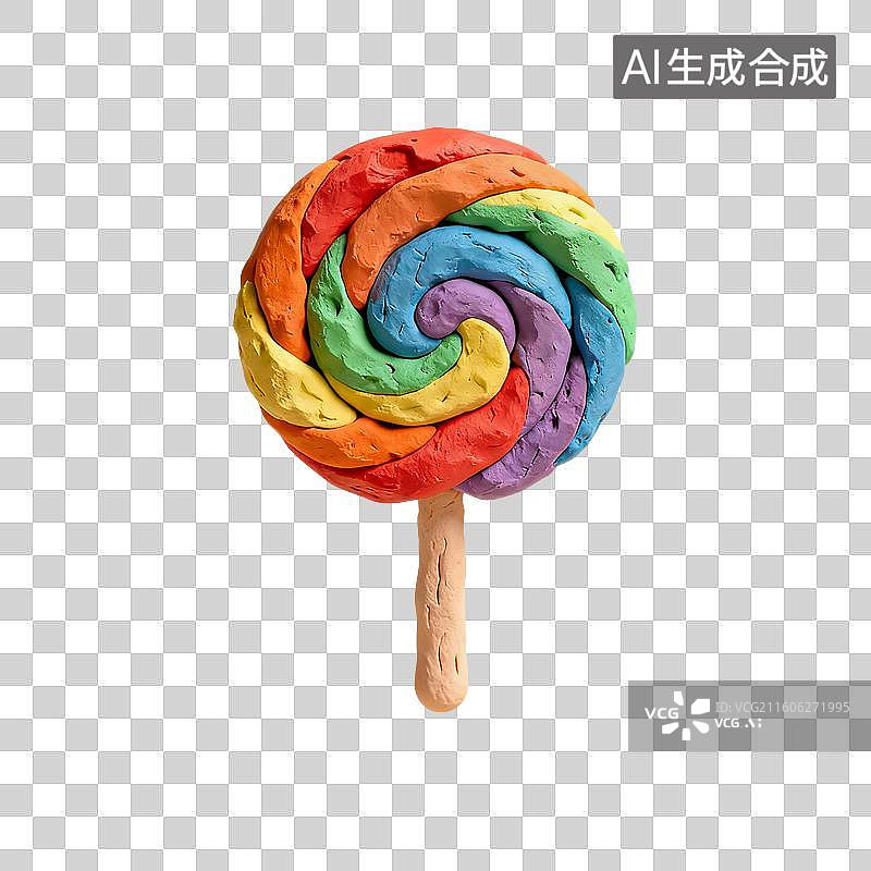 【AI数字艺术】3D渲染，粘土风，糖果，喜糖，甜食，零食，万圣节，免抠元素图片素材