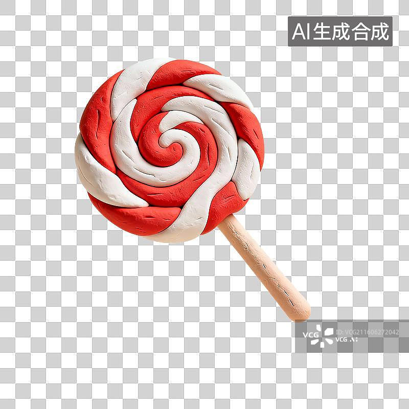 【AI数字艺术】3D渲染，粘土风，糖果，喜糖，甜食，零食，万圣节，免抠元素图片素材