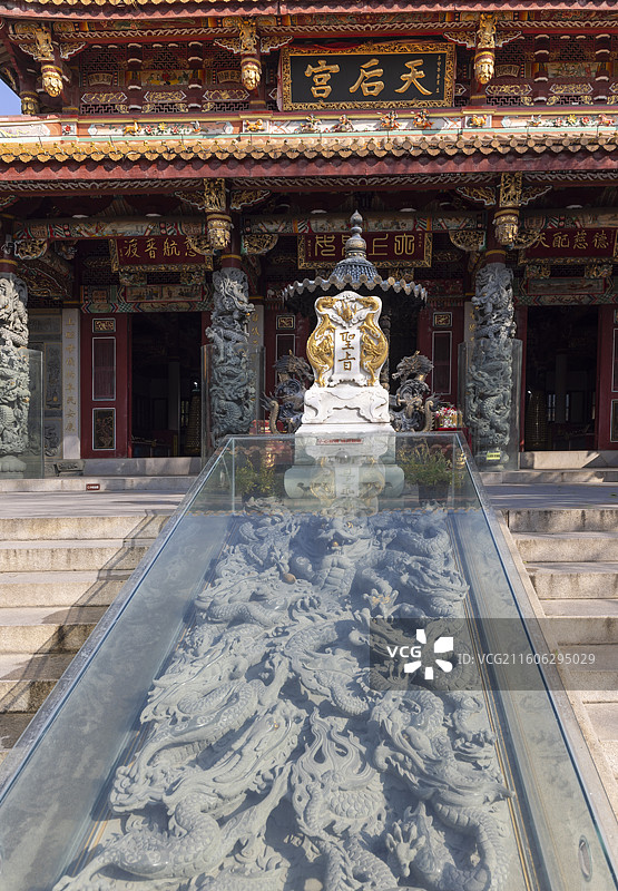 山东省枣庄市台儿庄古城天后宫摄影图片图片素材