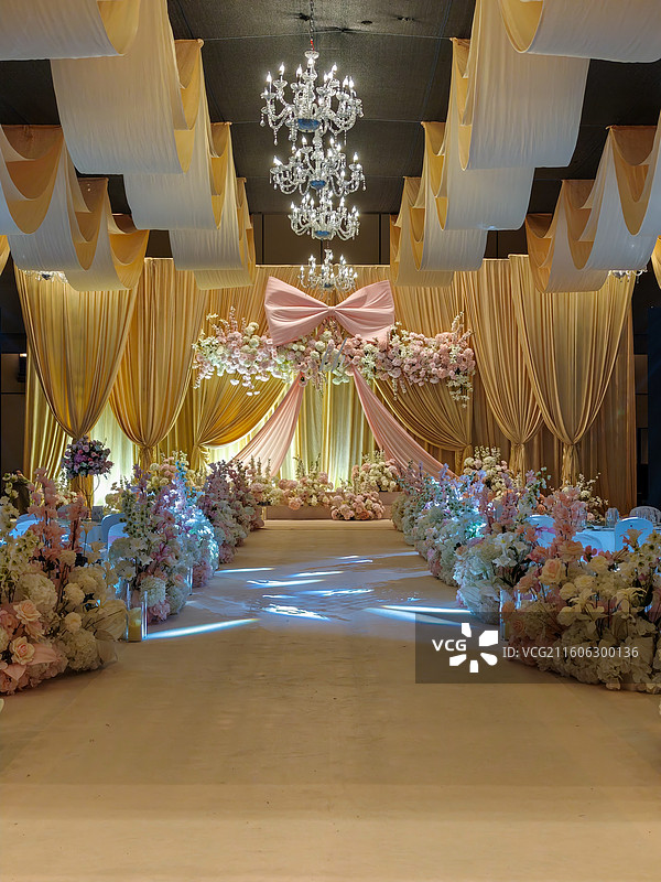 现代婚礼大厅（上海松江广富林宰相府酒店）图片素材
