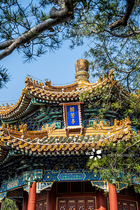 北京景山公园图片素材