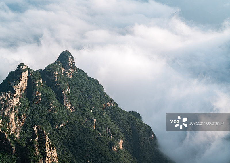 涞水白石山云海图片素材