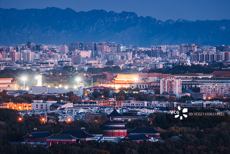 城市风光与城市天际线图片素材