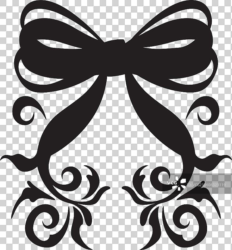 精美的丝带纹理装饰图标图片素材