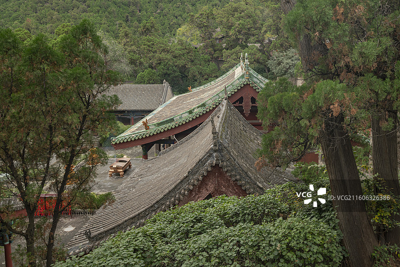 交城卦山天宁寺大雄宝殿图片素材