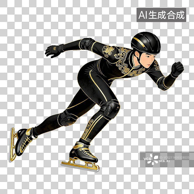 【AI数字艺术】短道速滑-体育运动项目图片素材