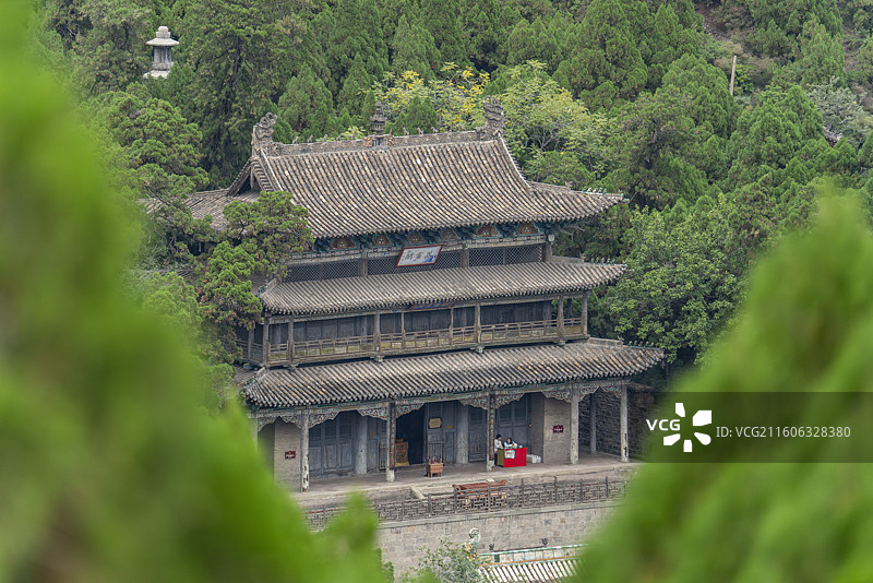 交城卦山天宁寺毗卢阁图片素材