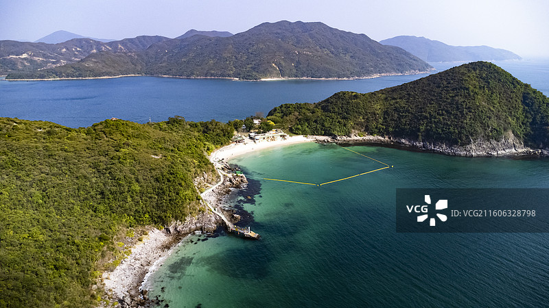 中国香港西贡半月湾厦门湾图片素材