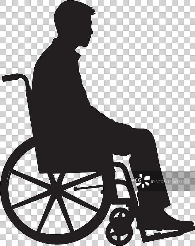 平等轮椅标志，多元化出行图片素材