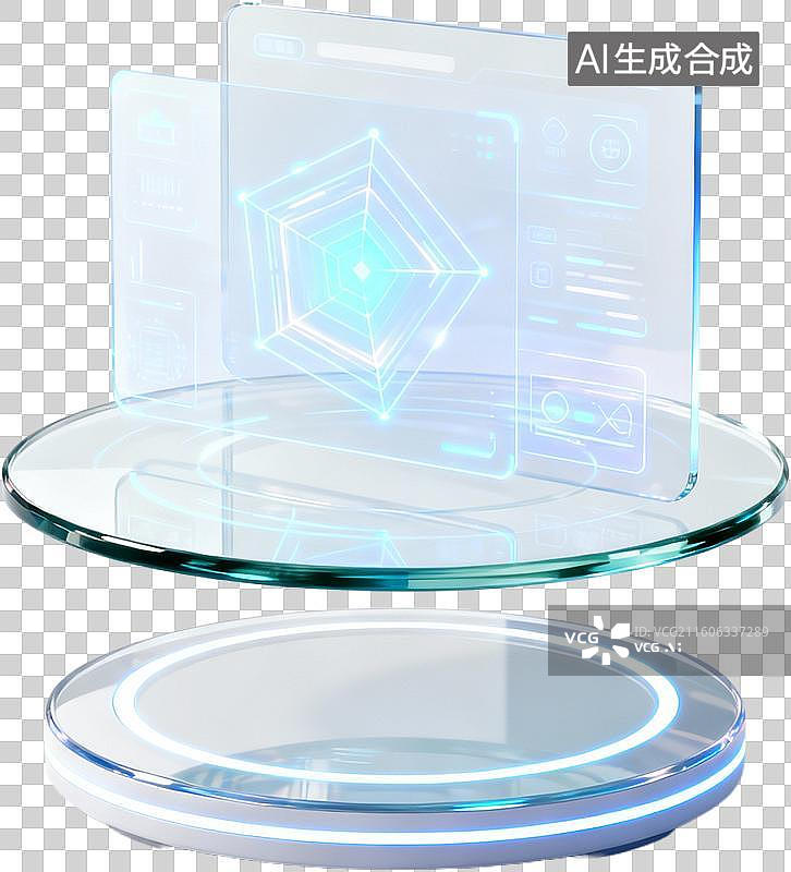 【AI数字艺术】3D卡通拟物风格立体未来概念科技感新科技科幻设备用品插画元素免抠图形图片素材